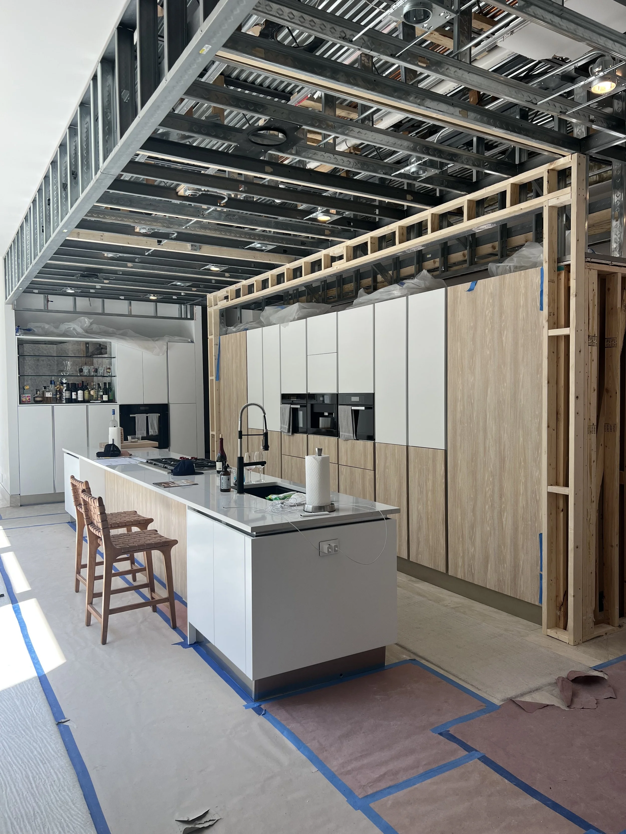 Zecchinon Cabinets Custom Italian Complete Kitchen Miele Wolf